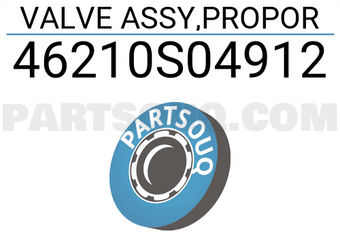Honda 46210S04912 VALVE ASSY,PROPOR
