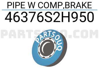 Honda 46376S2H950 PIPE W COMP,BRAKE
