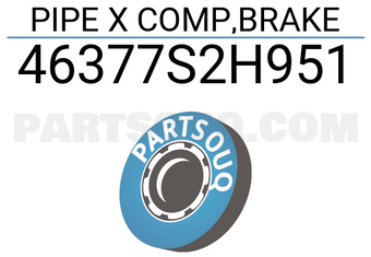 Honda 46377S2H951 PIPE X COMP,BRAKE