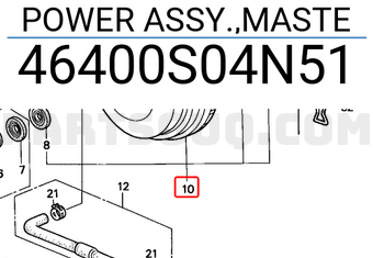 Honda 46400S04N51 POWER ASSY.,MASTE