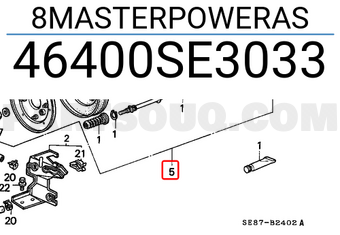 Honda 46400SE3033 8MASTERPOWERAS