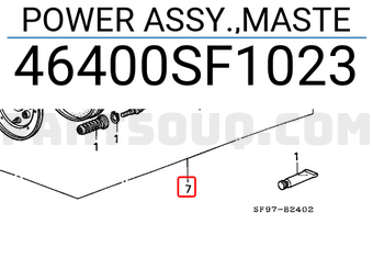 Honda 46400SF1023 POWER ASSY.,MASTE