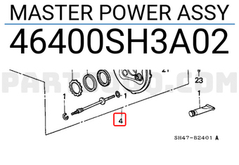 Honda 46400SH3A02 MASTER POWER ASSY