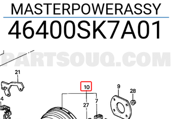 Honda 46400SK7A01 MASTERPOWERASSY