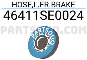 Honda 46411SE0024 HOSE,L.FR.BRAKE