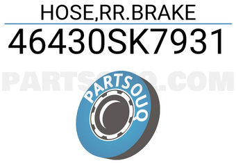 Honda 46430SK7931 HOSE,RR.BRAKE