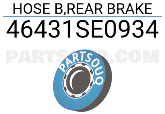 Honda 46431SE0934 HOSE B,REAR BRAKE
