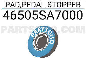 Honda 46505SA7000 PAD,PEDAL STOPPER