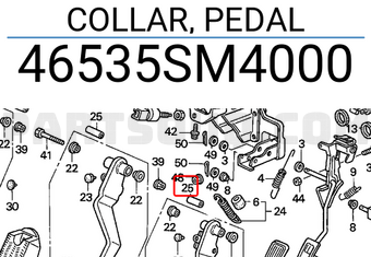 Honda 46535SM4000 COLLAR, PEDAL