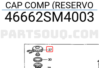 Honda 46662SM4003 CAP COMP (RESERVO