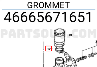 Honda 46665671651 GROMMET