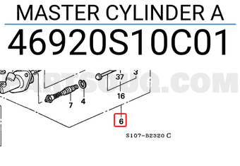 Honda 46920S10C01 MASTER CYLINDER A