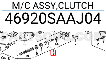 Honda 46920SAAJ04 M/C ASSY,CLUTCH