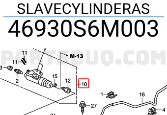 Honda 46930S6M003 SLAVECYLINDERAS