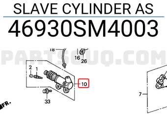 Honda 46930SM4003 SLAVE CYLINDER AS
