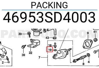 Honda 46953SD4003 PACKING