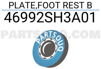 Honda 46992SH3A01 PLATE,FOOT REST B