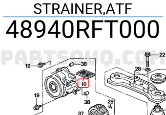 Honda 48940RFT000 STRAINER,ATF