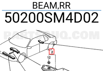 Honda 50200SM4D02 BEAM,RR