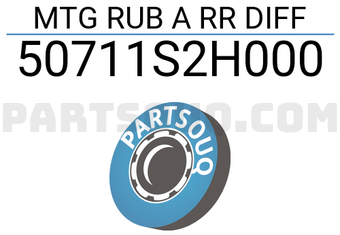 Honda 50711S2H000 MTG RUB A RR DIFF