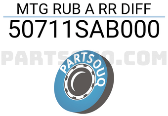 Honda 50711SAB000 MTG RUB A RR DIFF