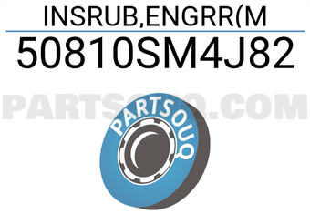 Honda 50810SM4J82 INSRUB,ENGRR(M