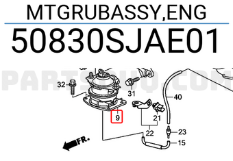 Honda 50830SJAE01 MTGRUBASSY,ENG