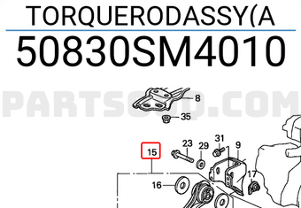 Honda 50830SM4010 TORQUERODASSY(A