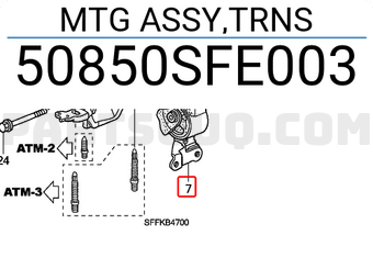 Honda 50850SFE003 MTG ASSY,TRNS
