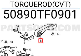 Honda 50890TF0901 TORQUEROD(CVT)