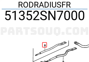 Honda 51352SN7000 RODRADIUSFR