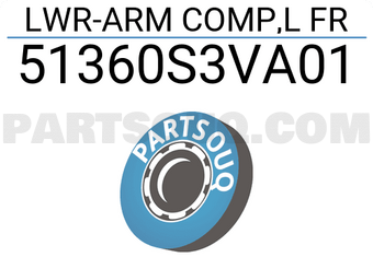 Honda 51360S3VA01 LWR-ARM COMP,L FR