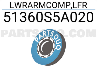 Honda 51360S5A020 LWRARMCOMP,LFR