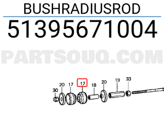 Honda 51395671004 BUSHRADIUSROD