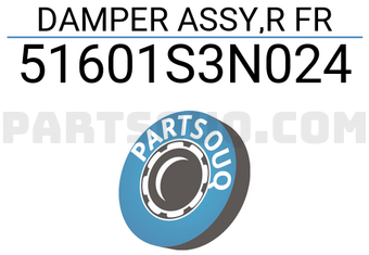 Honda 51601S3N024 DAMPER ASSY,R FR