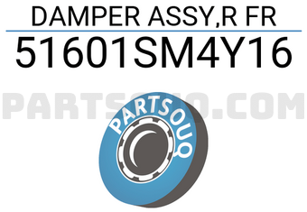 Honda 51601SM4Y16 DAMPER ASSY,R FR