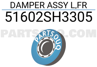 Honda 51602SH3305 DAMPER ASSY L,FR
