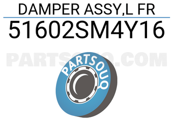 Honda 51602SM4Y16 DAMPER ASSY,L FR