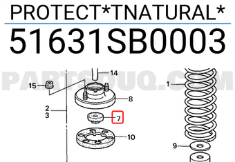 Honda 51631SB0003 PROTECT*TNATURAL*