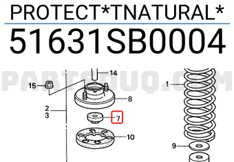 Honda 51631SB0004 PROTECT*TNATURAL*