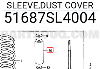 Honda 51687SL4004 SLEEVE,DUST COVER