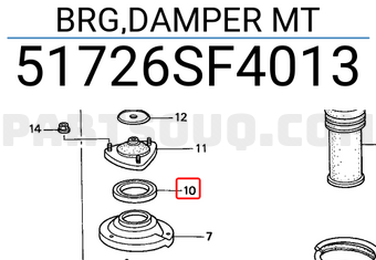 Honda 51726SF4013 BRG,DAMPER MT