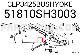 Honda 51810SH3003 CLP3425BUSHYOKE