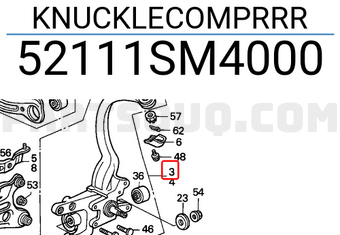 Honda 52111SM4000 KNUCKLECOMPRRR