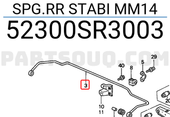 Honda 52300SR3003 SPG.RR STABI MM14