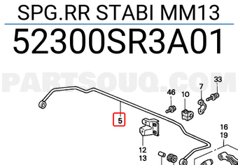 Honda 52300SR3A01 SPG.RR STABI MM13
