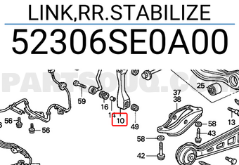 Honda 52306SE0A00 LINK,RR.STABILIZE