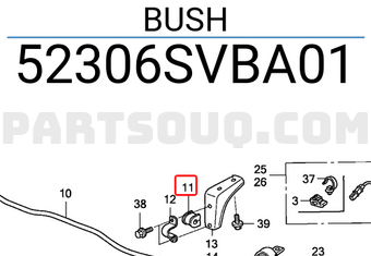 Honda 52306SVBA01 BUSH