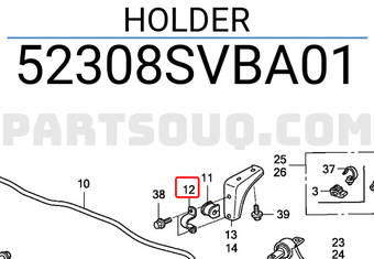 Honda 52308SVBA01 HOLDER