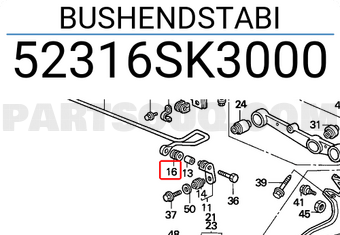 Honda 52316SK3000 BUSHENDSTABI